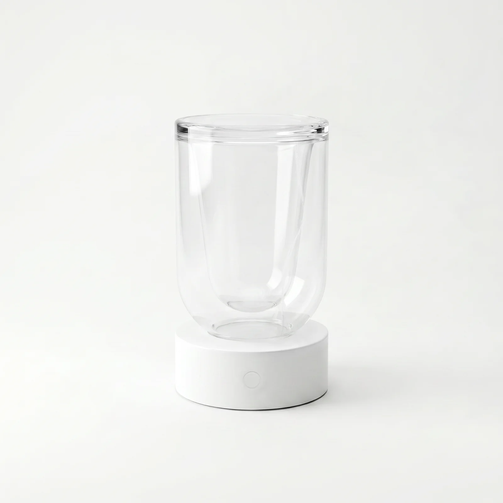 inter white portable lamp unlit