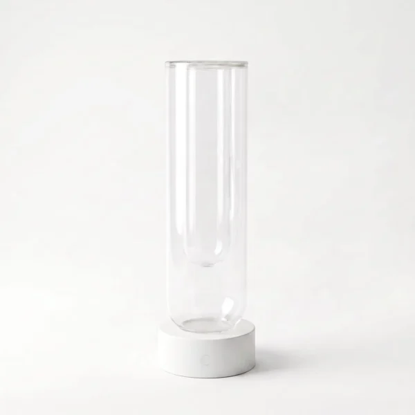 visible portable lamp white unlit