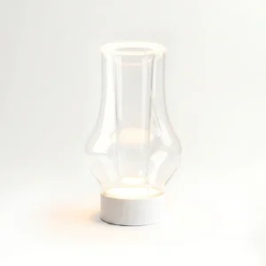warm plant portable lamp white lit