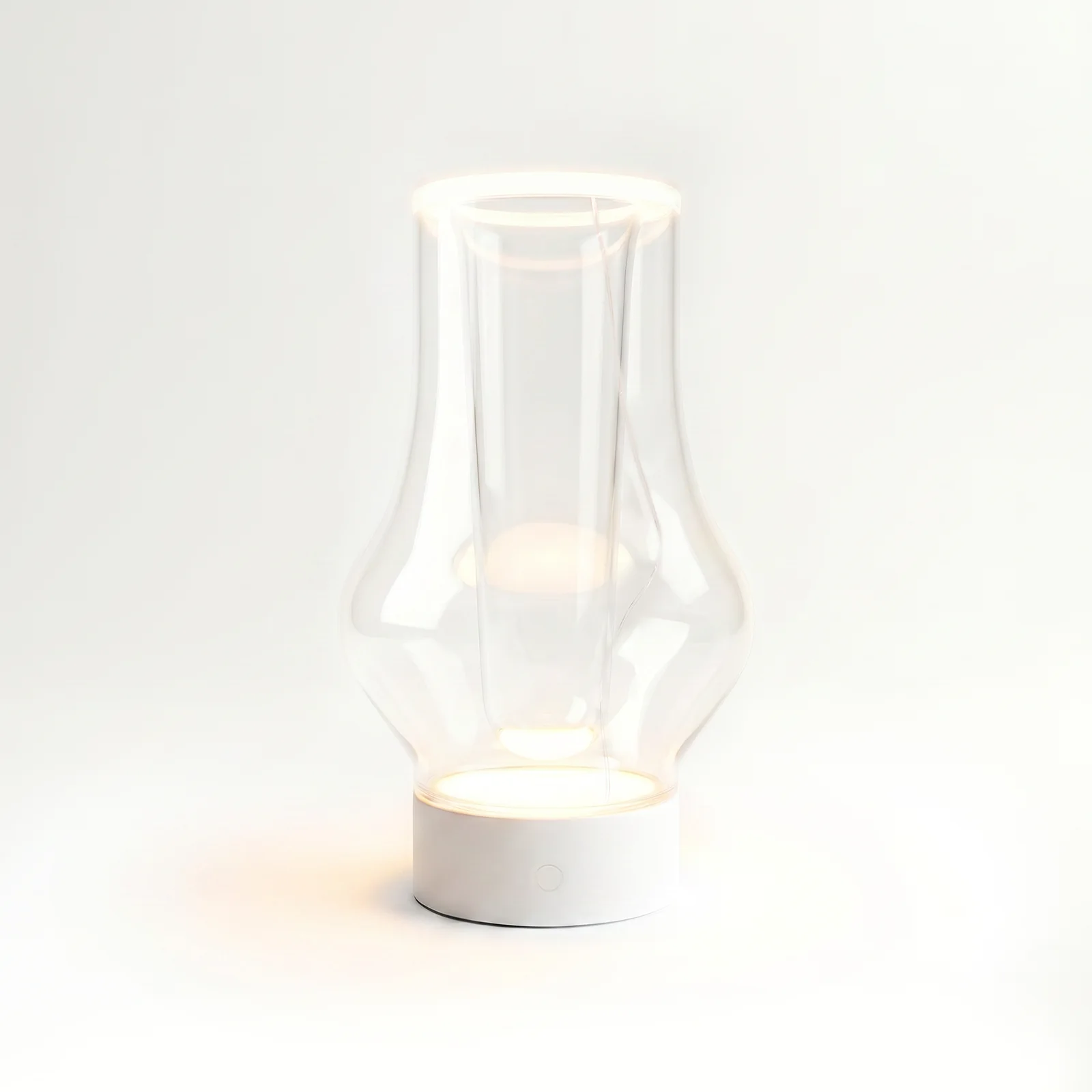 warm plant portable lamp white lit
