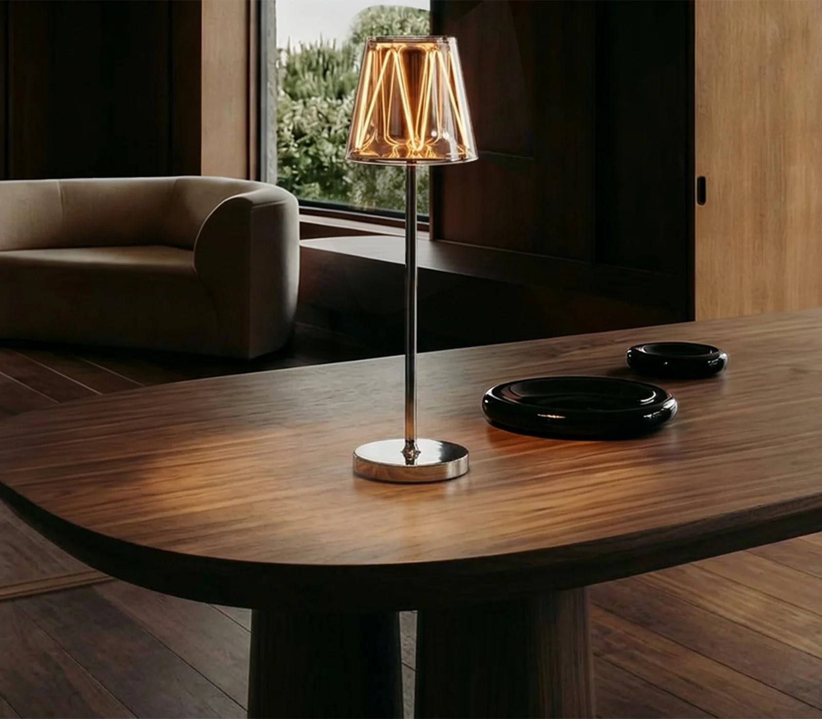 cordless cakecup lamp luxury hotel
