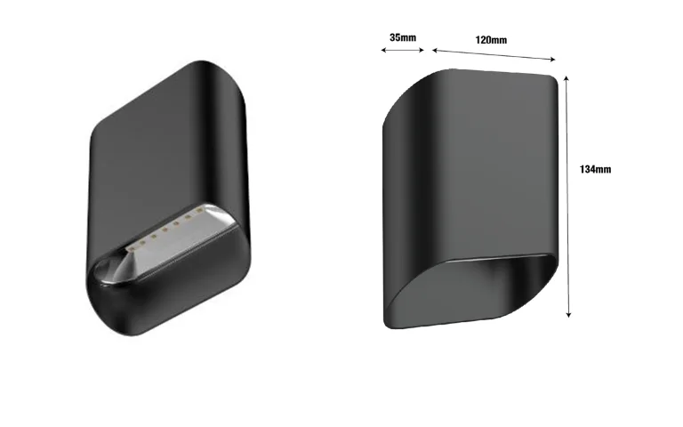 cubic wall sconce spec