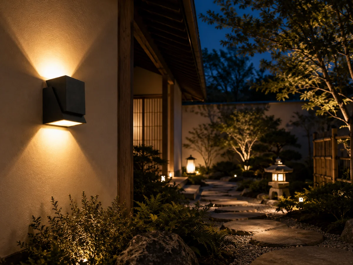 cubic wall sconce