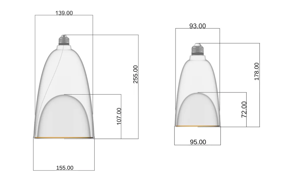 twins bulb dimension (1)