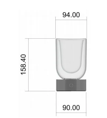 vase portable table lamp inter specs