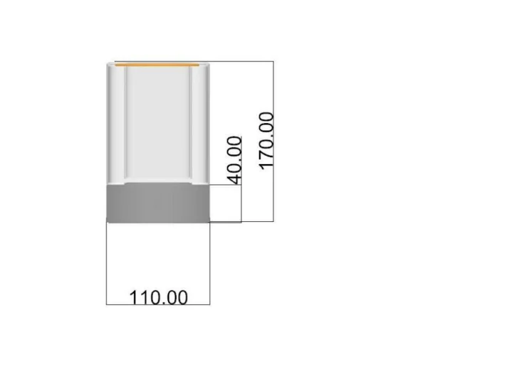 vase portable table lamp verre specs